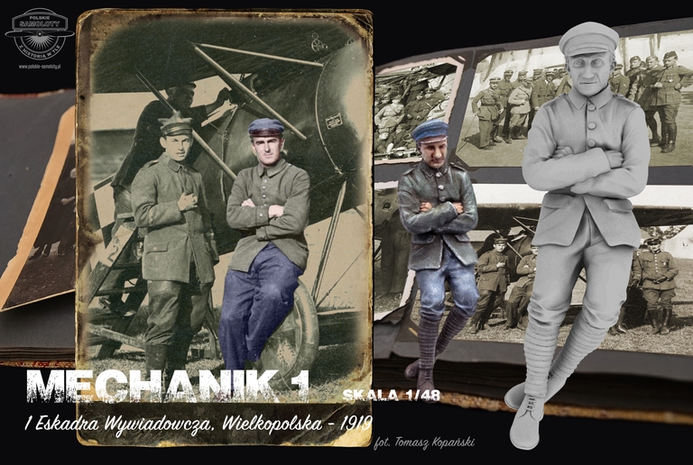 Mechanik 1 (skala 1:48) - 1 Eskadra Wywiadowcza, Wielkopolska - 1919