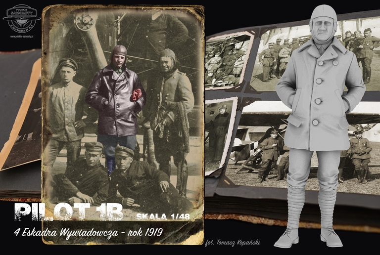 Pilot 1B (skala 1:48) - 4 Eskadra Wywiadowcza - rok 1919