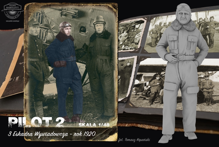 Pilot 2 (skala 1:48) - 3 Eskadra Wywiadowcza - rok 1920