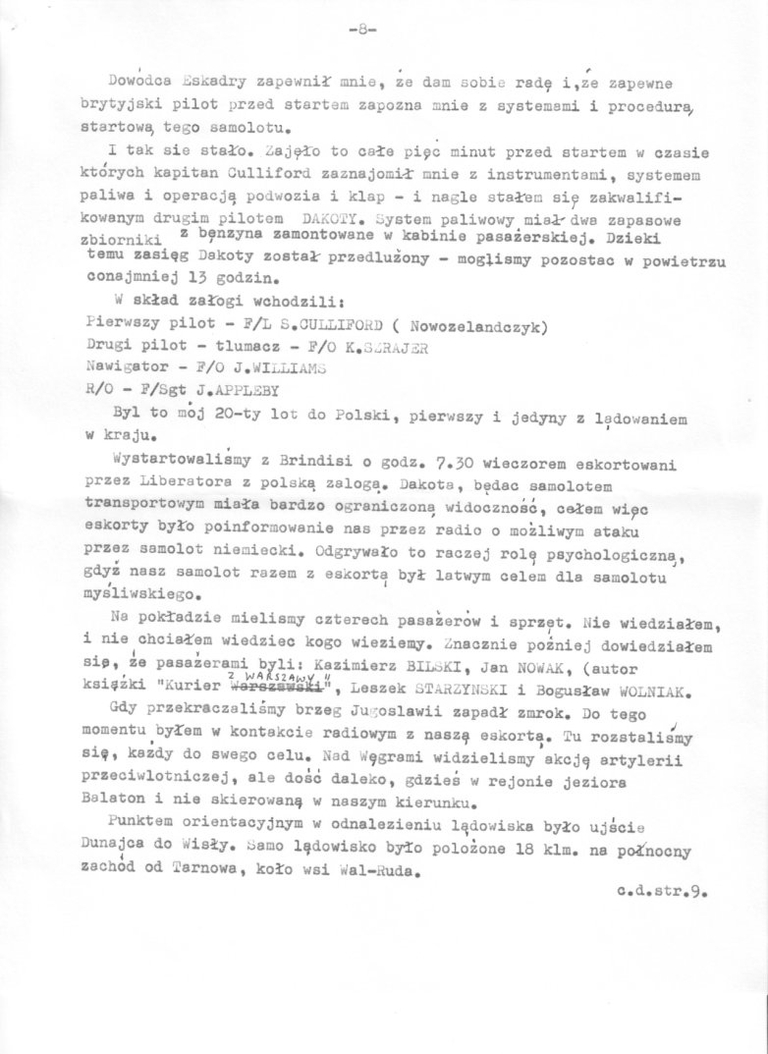 Polacy w jednostkach lotniczych do zadań specjalnych - 1941 - 1945