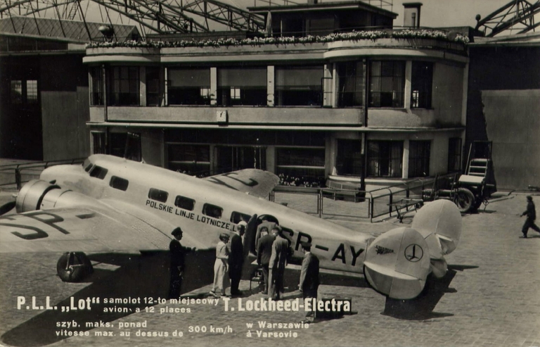Lockheed L-14 Electra (zdjęcie: Narodowe Archiwum Cyfrowe).